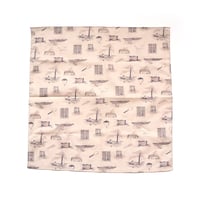 ”WHALE LIVING” HANDKERCHIEF (made by H Tokyo)