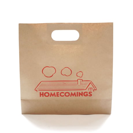 CRAFT PAPER BAG with STICKER