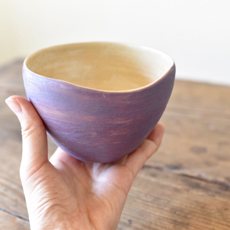 ちょ ハンドメイド カフェオレボウル 2個セット つるばみや