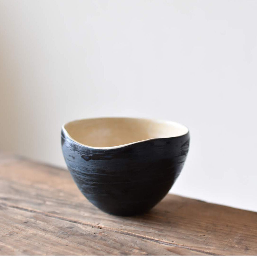 カフェオレボウル / 紺 | maki sugita pottery