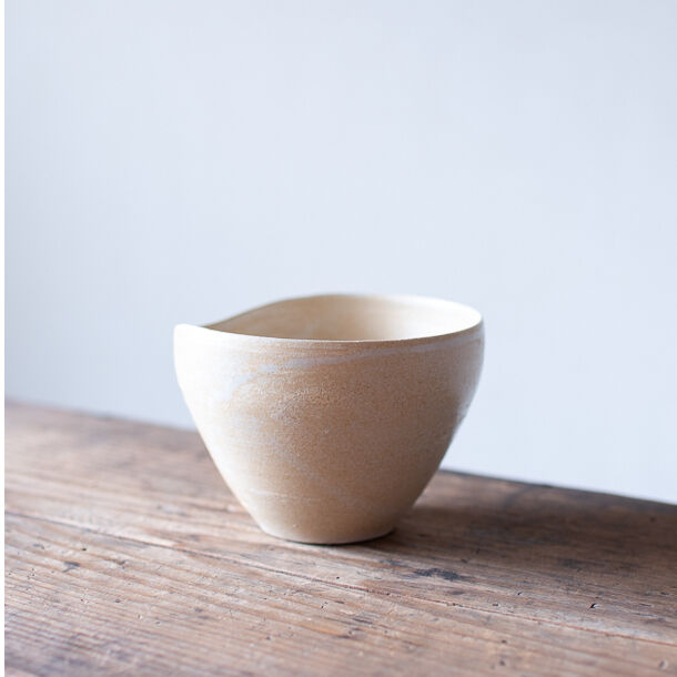 カフェオレボウル / 生成 | maki sugita pottery