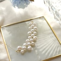 【１点もの】淡水パール　レースネックレス