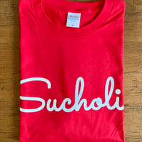 2024 SUCHOLI TEE Red×Ivory