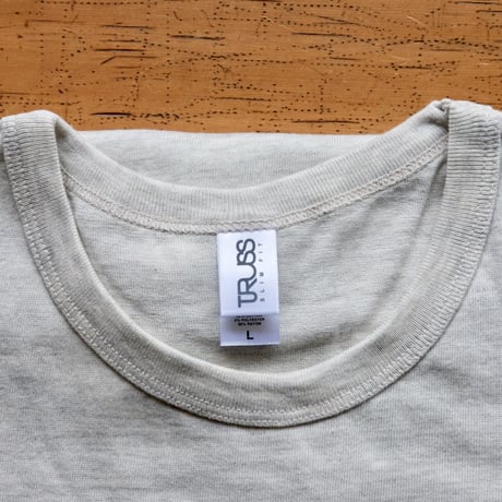 FULL MOON  T-Shirts Oatmeal×Navy L