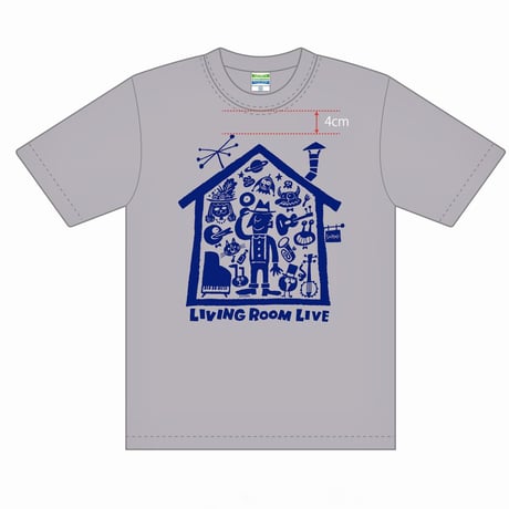 LIVING ROOM LIVE T-Shirts Glay×Blue