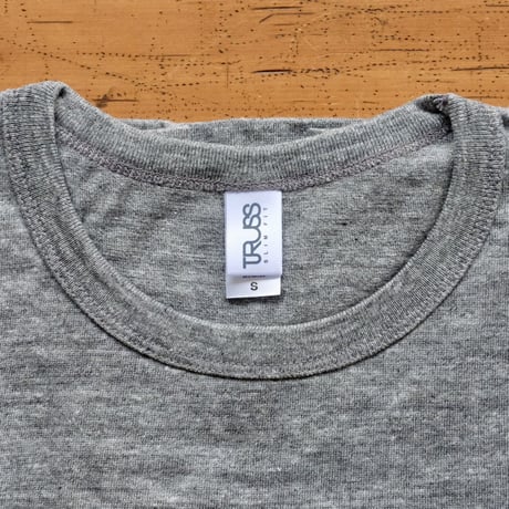 FULL MOON T-Shirts Gray×Navy S