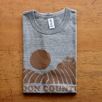 FULL MOON  T-Shirts Gray×Brown S