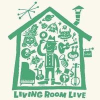 LIVING ROOM LIVE T-Shirts Ivory×Green