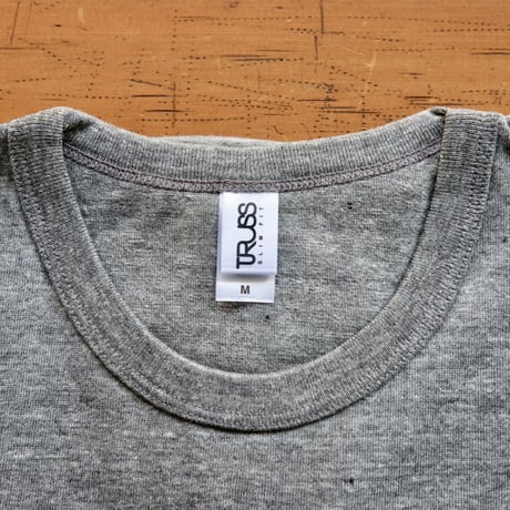 TRACTOR T-Shirts Gray×Lemon M