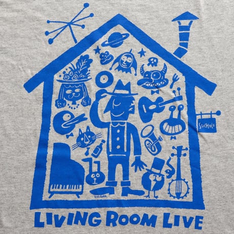 LIVING ROOM LIVE T-Shirts Glay×Blue