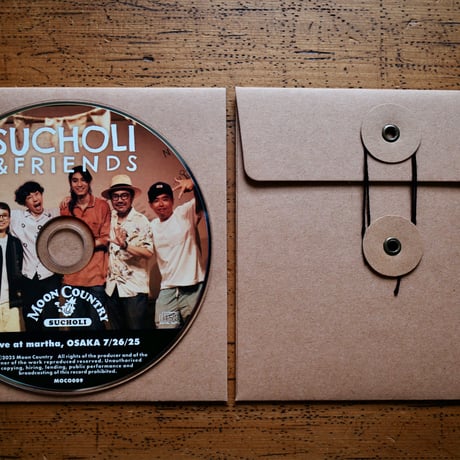 SUCHOLI & FRIENDS『Live at martha 2025』通常盤（CD ALBUM）