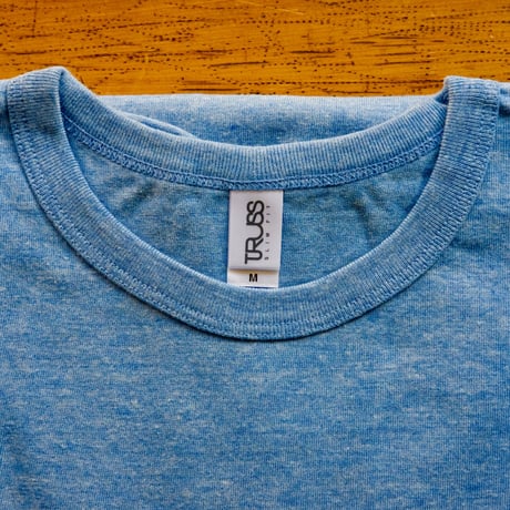 FULL MOON T-Shirts Light Blue×Blue M