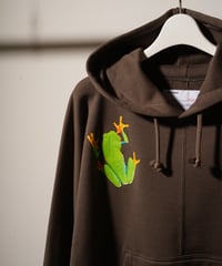 SOLD OUT【A MACHINE】25- fafrotskies frog hoodie ／khaki