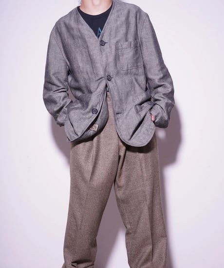【Vintage】90's Armani jeans no collar jk