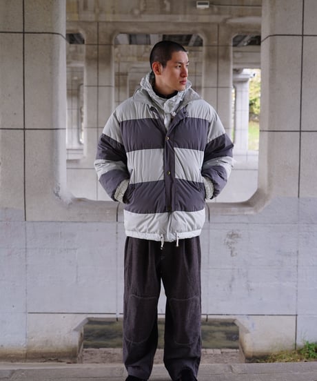 【used】90's ARTIC EXPLORER reversible border down jacket