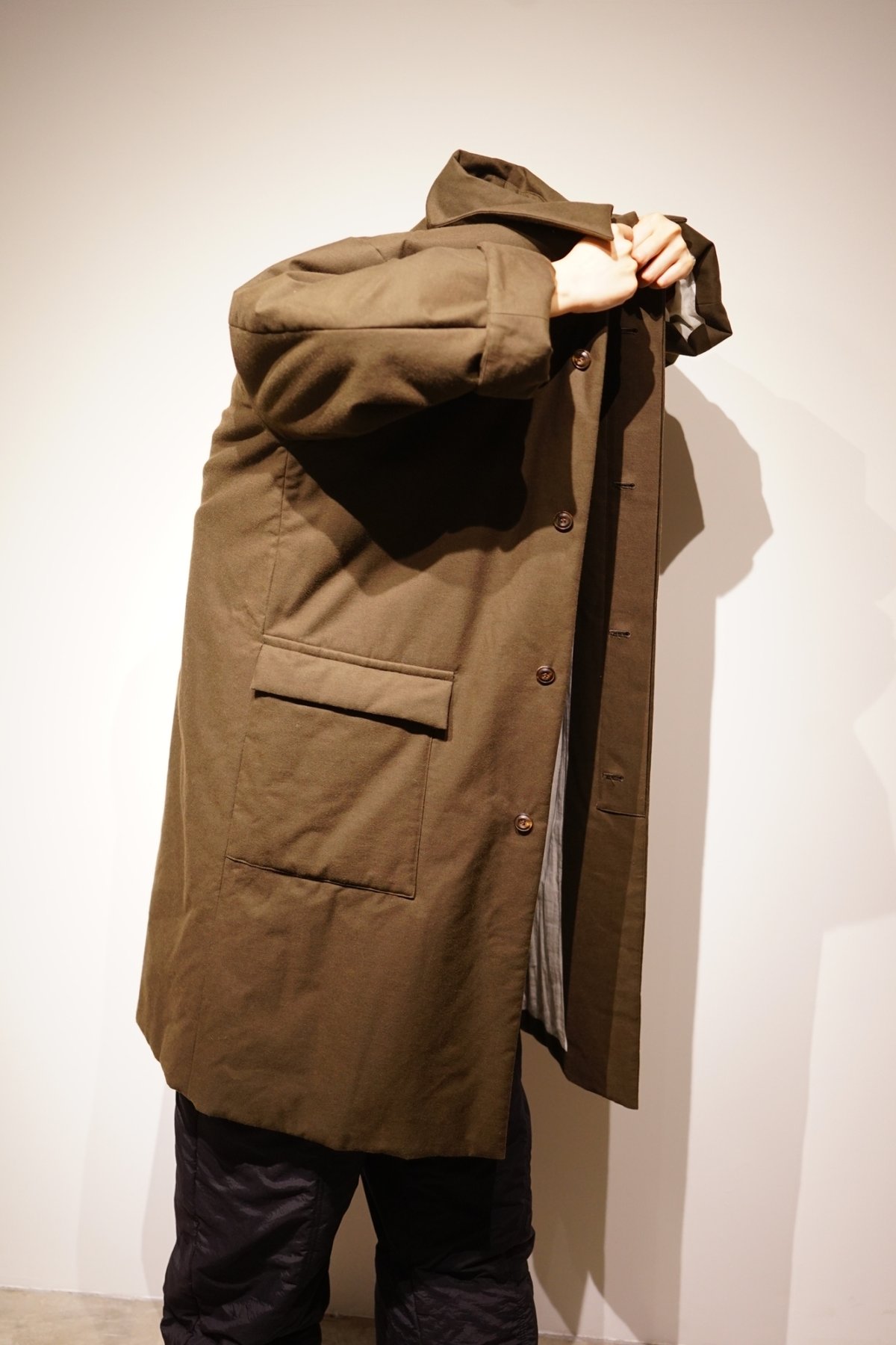 【STUDIO NICHOLSON MAC DELUM COAT】 size:M STUDIO NICHOLSON MAC DELUM COAT】 size:M（Studio Nicholson