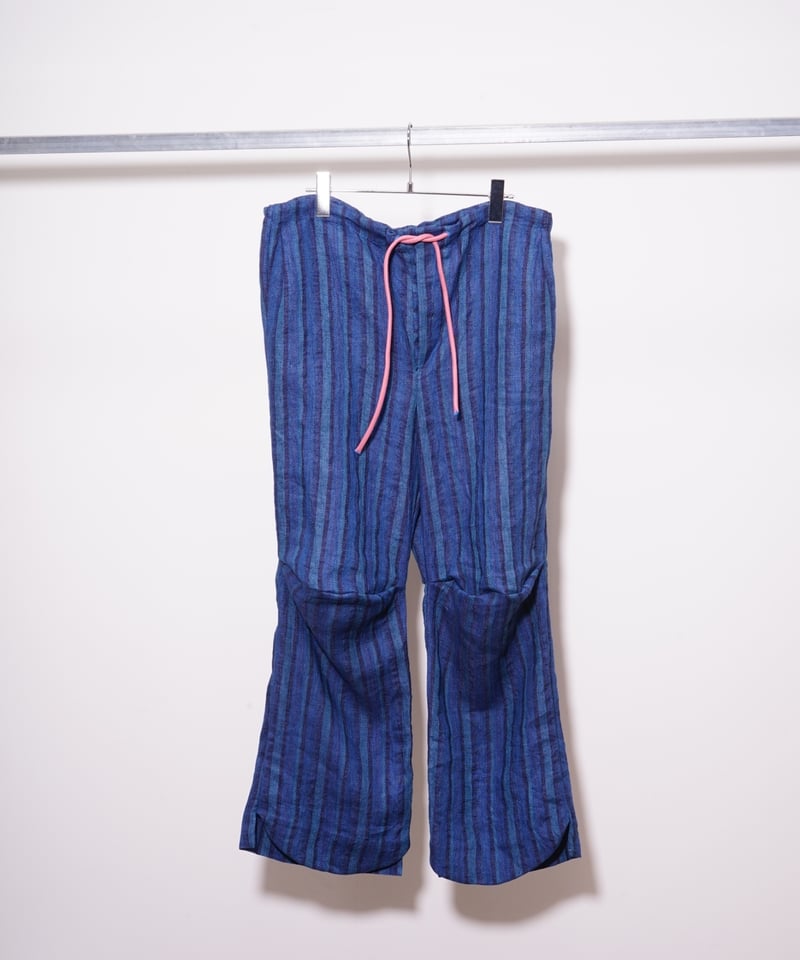 oira KNEE リネンパンツ OIRA】KNEE ［indigo linen］ | abundantism
