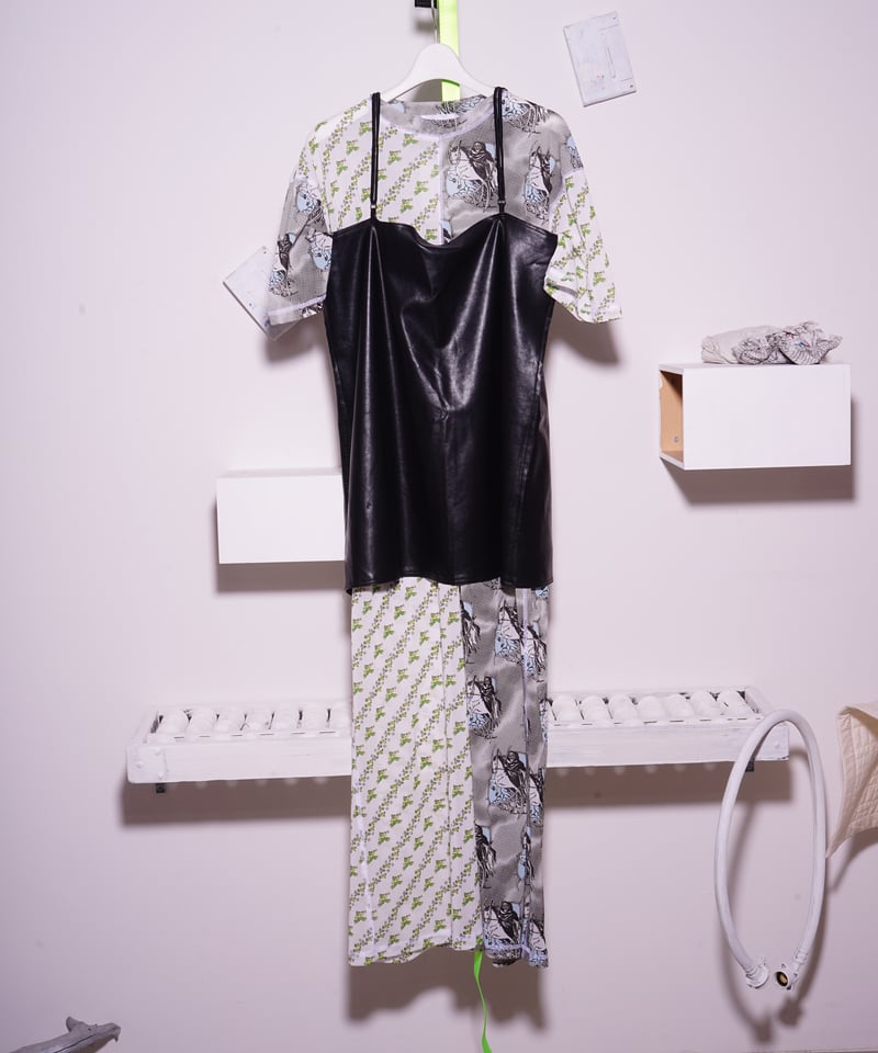 WATARU TOMINAGA】Powernet T-shirt Dress | abund