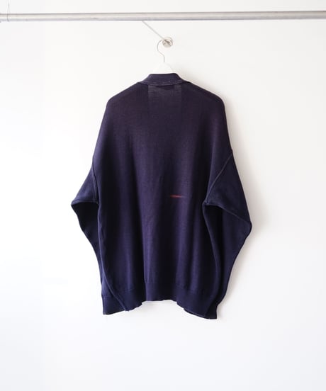 【used】net pattern post modern cardigan