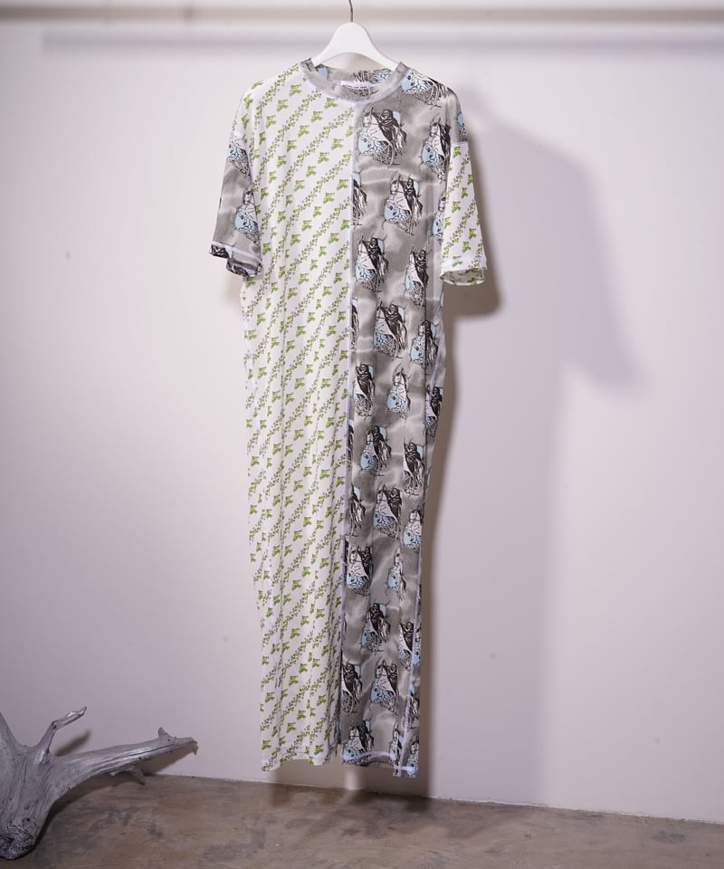 WATARU TOMINAGA】Powernet T-shirt Dress | abund
