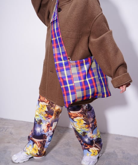 【WATARU TOMINAGA】Flat Shoulder Bag / mulch