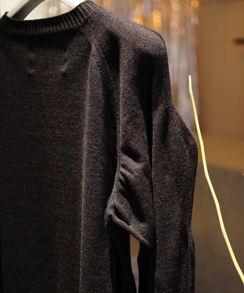 A MACHINE】24-sloppy sweater / black | abundantism