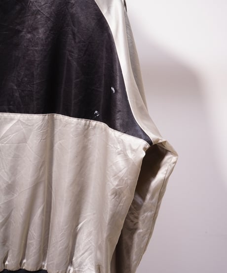 【used】80's satin stadium jacket