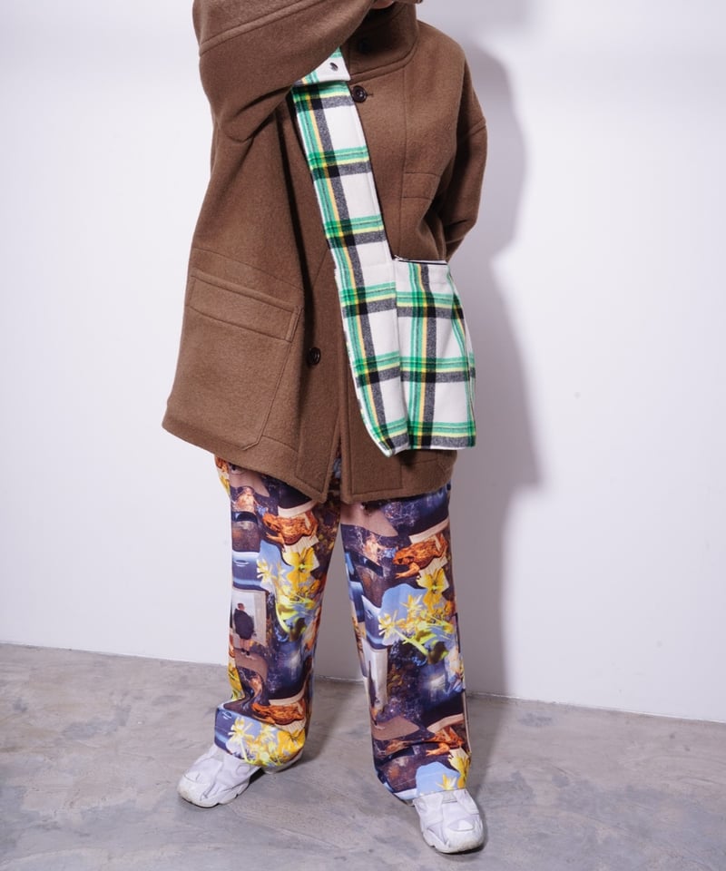 WATARU TOMINAGA】Single Pleat Trousers / Hubelt WATARU TOMINAGA】Single Pleat Trousers / Hubelt