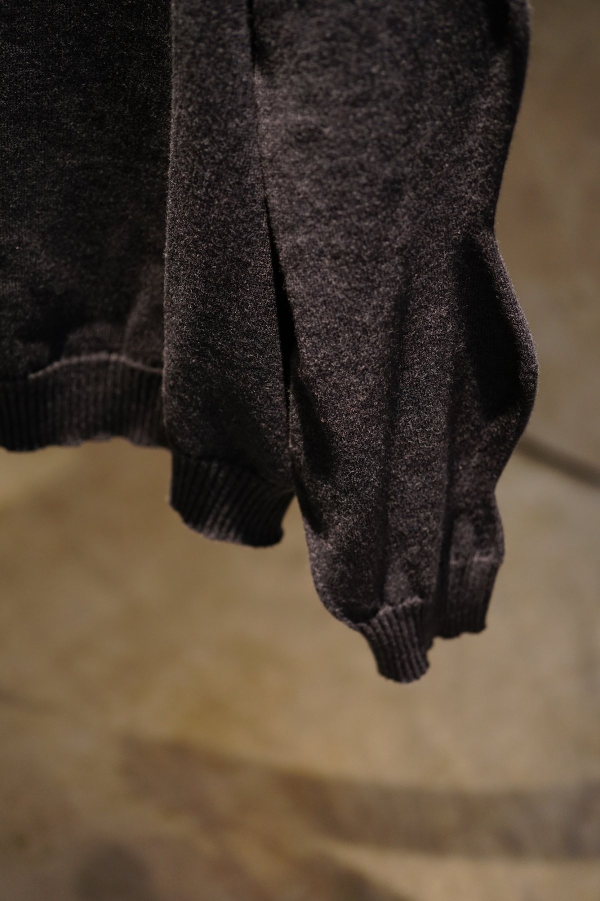 A MACHINE】24-sloppy sweater / black | abundantism