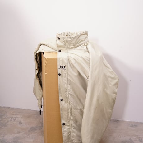 【used】90's HELLY HANSEN padding half coat