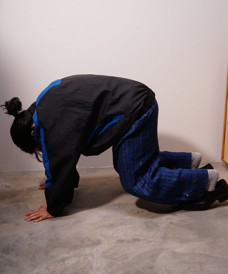 OIRA】GURKHA HAKAMA ［indigo linen］ | abundantism