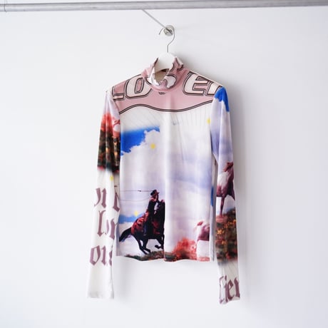 トップス YOHEI OHNO Graphic Mesh Top / Horse YOHEI OHNO Graphic Mesh Top / Horse