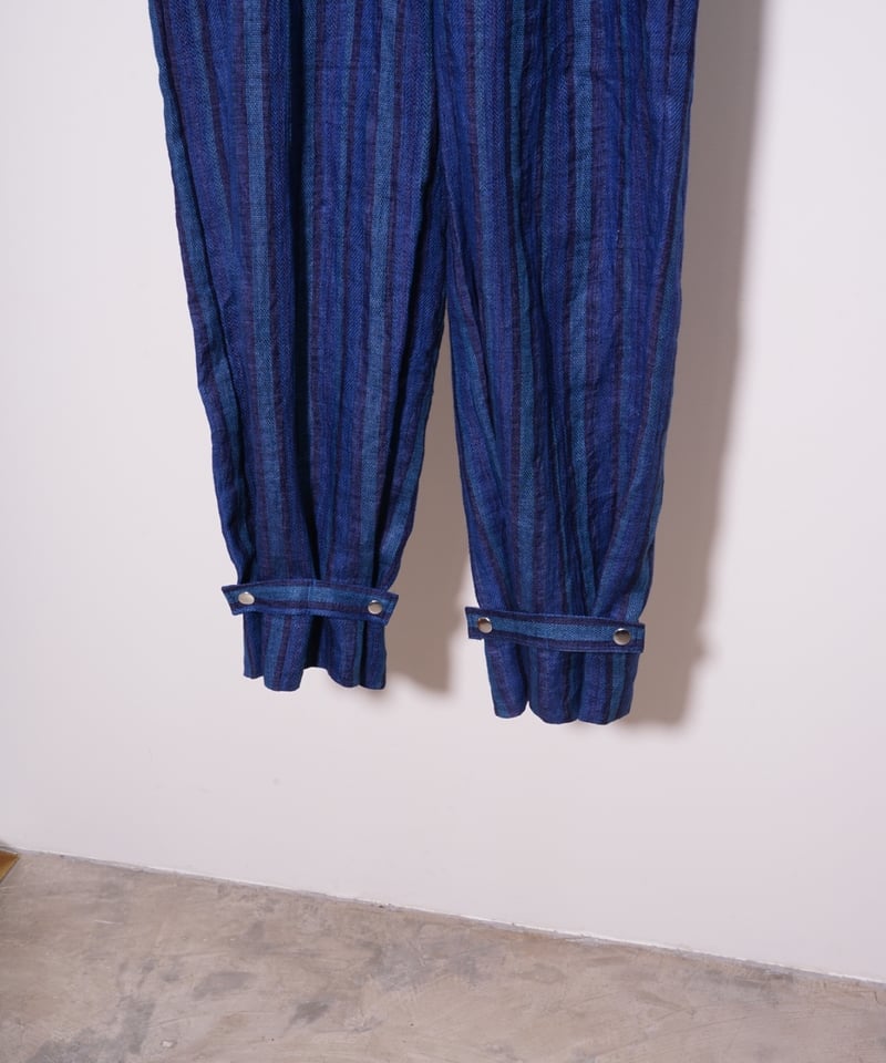 OIRA】GURKHA HAKAMA ［indigo linen］ | abundantism