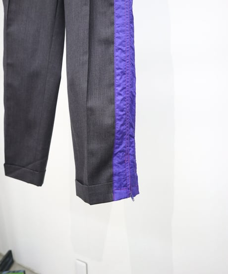 【remake】side line remake slacks ［red gyay］