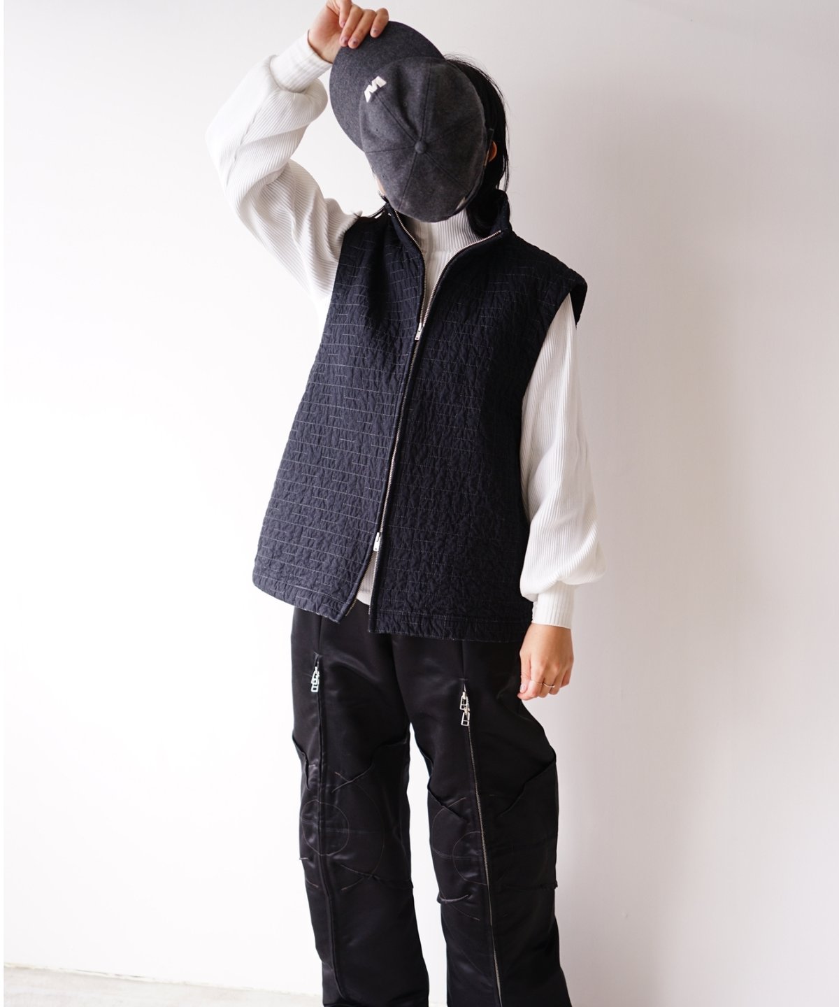 【The HINOKI QUILTED VEST NATURAL　サイズ 4】 The HINOKI QUILTED VEST NATURALサイズ 4】