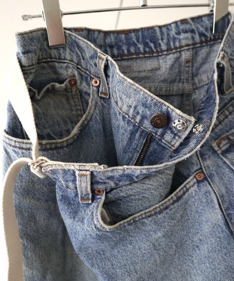 【remake】Levi's 501 west wrap remake denim pants  38inch