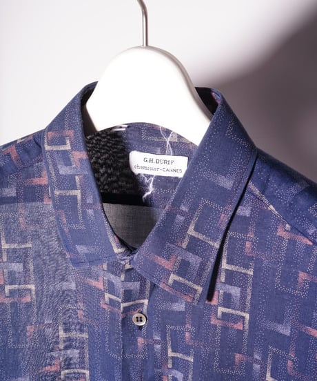 【Vintage】80's France sheer shirt