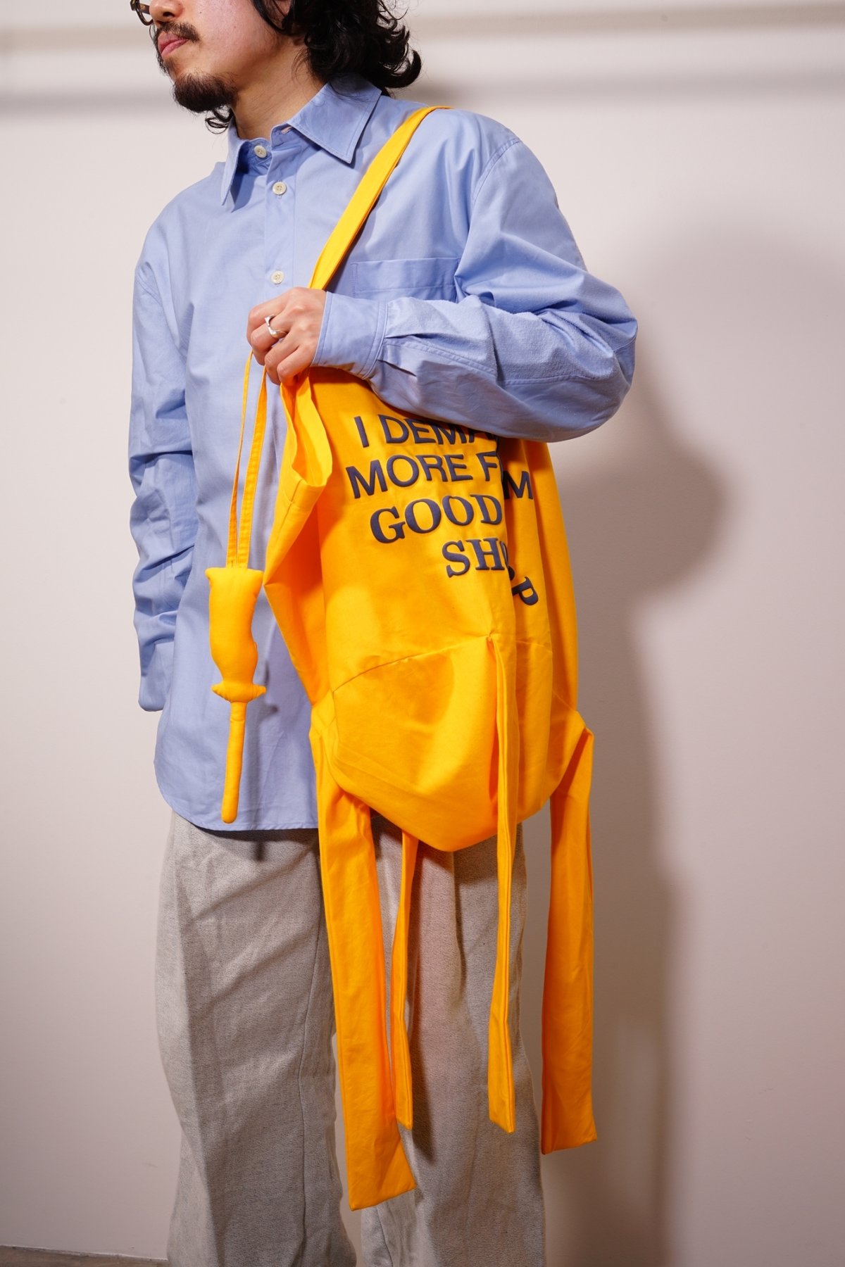 バッグ A MACHINE Common and cheap Stool Bag A MACHINE】24-common and cheap stool bag / yell