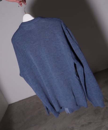 【Vintage】80's Italy DAMART zip up sweater