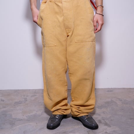【used】pinboarder pattern trousers