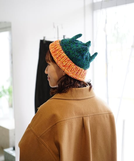 【WATARU TOMINAGA】TSUNO knit beanie ［mulch color］