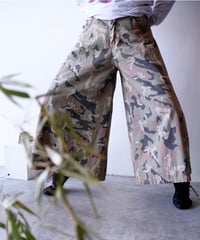 【vintage】90's〜00's Italy camo dropped pants