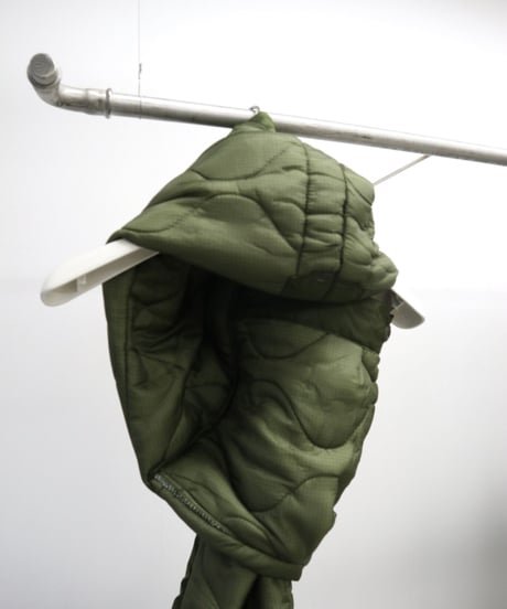 【remake】remake quilting BIG muffler   [khaki]
