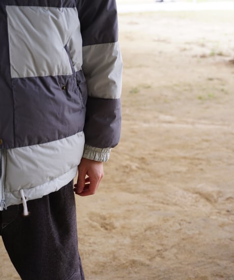 【used】90's ARTIC EXPLORER reversible border down jacket