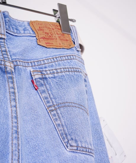 【remake】Levi's 501xx west wrap remake denim pants ~patch work~