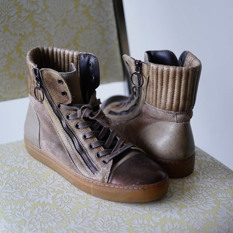 【used】00's LANVIN leather sneaker