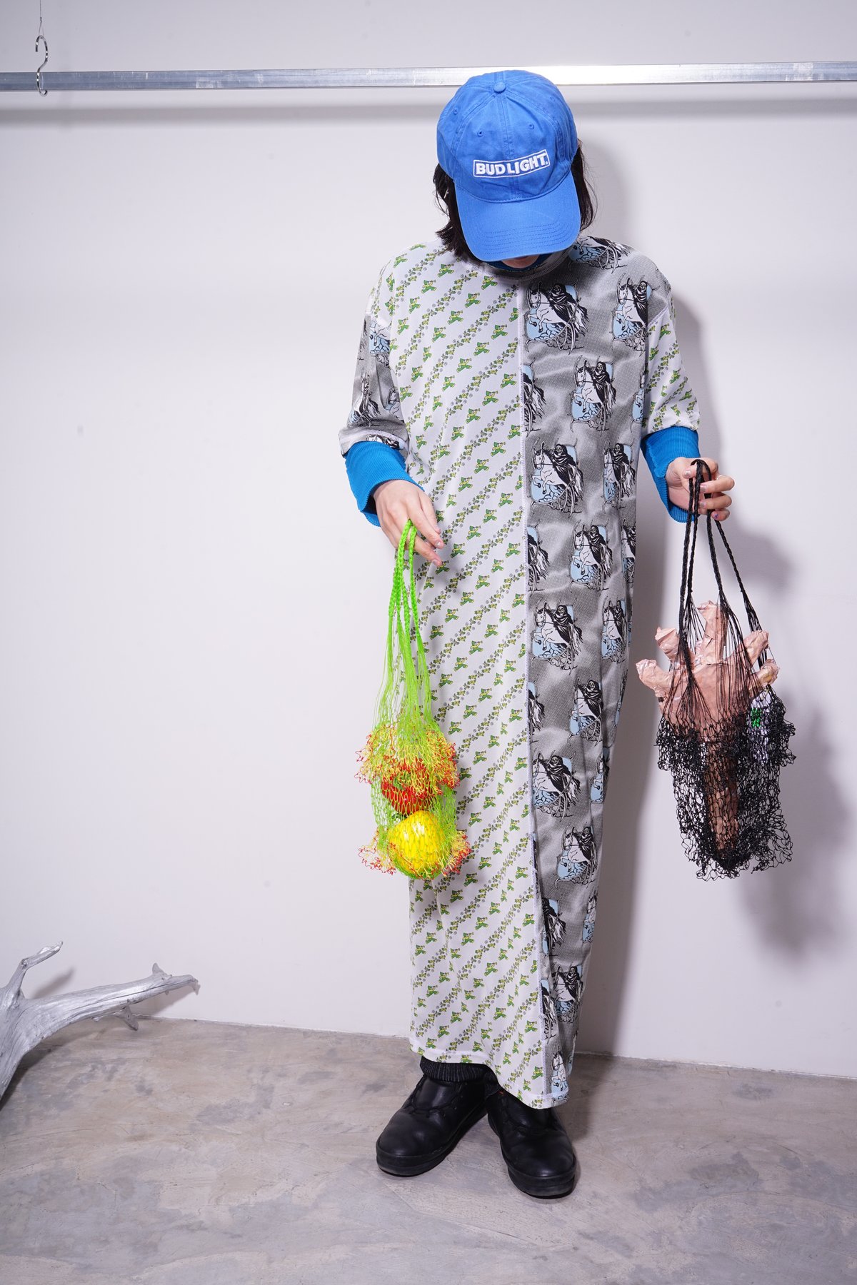 WATARU TOMINAGA】Powernet T-shirt Dress | abund