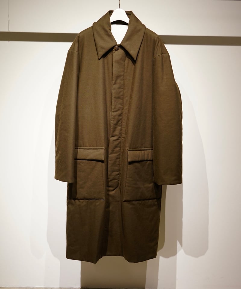 【THE HINOKI】OG cotton wool padding coat ラスト1点】THE HINOKI メンズ 中綿バルマカーンコート OG