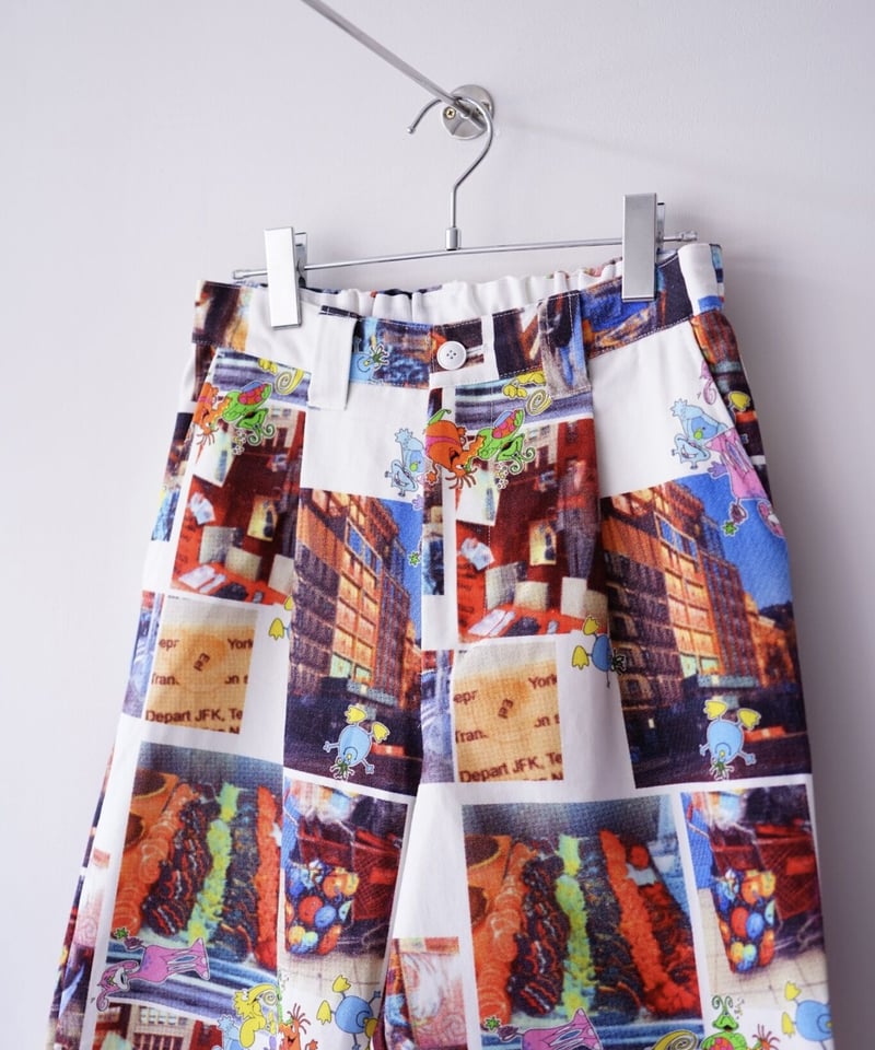 【極美品】wataru tominaga花柄転写ポロシャツ サイズ2 WATARU TOMINAGA 4 pocket skirt・garden-2 - tity