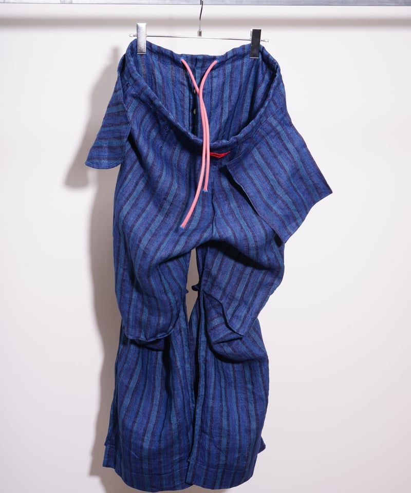 OIRA】KNEE ［indigo linen］ | abundantism